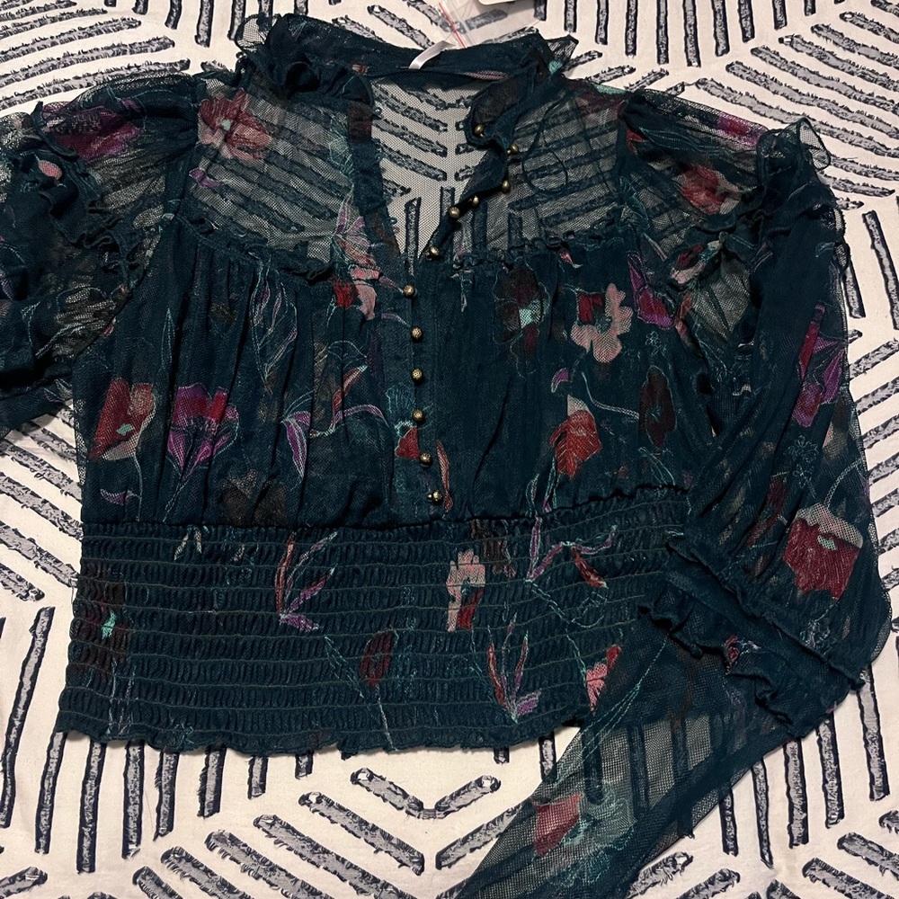 Free People Time for Shine top on Holiday Combo size S